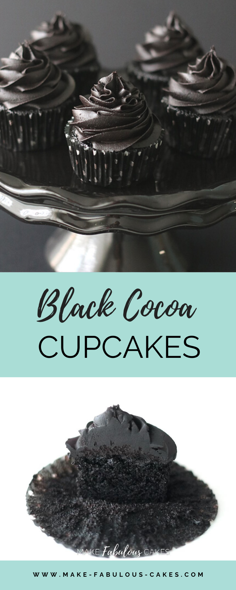 black cocoa cupcakes recipe