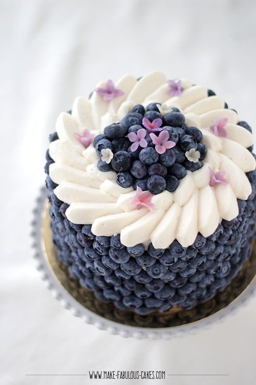 Blueberry Gateaux Cake