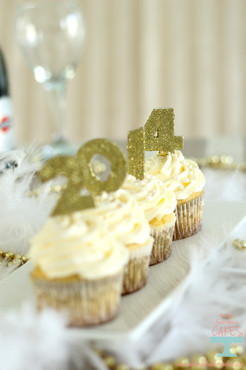 Sparkly Cupcake Topper
