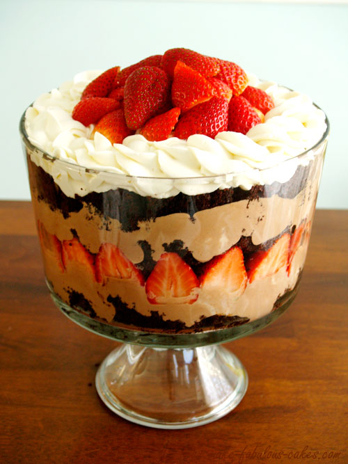 Nutella Mousse Chocolate trifle