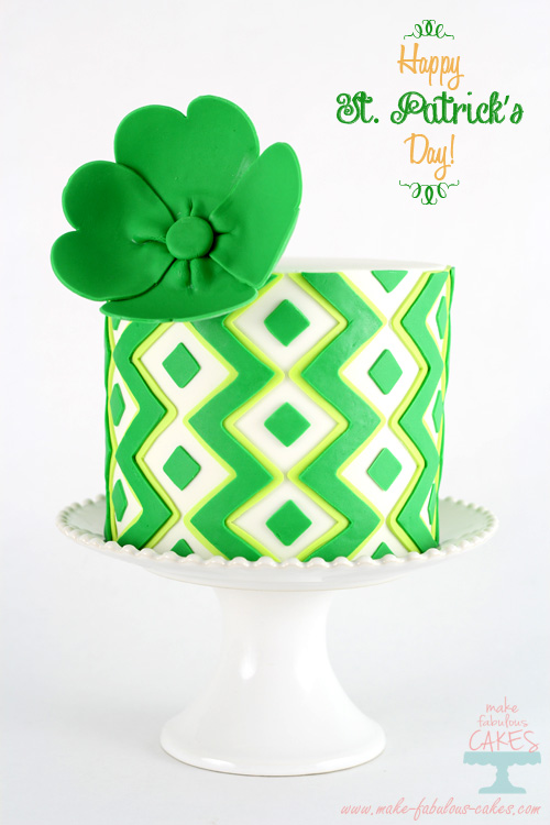 St. Patrick\'s Day Lime Cake