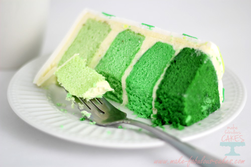 Lime Cake Slice