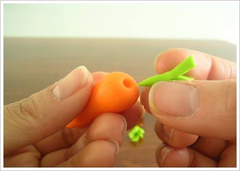 fondant carrots