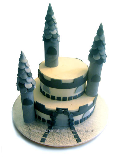 castle cake tutorial