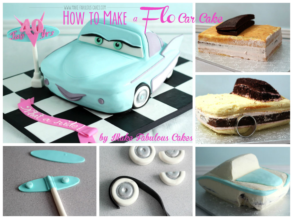 How to make a Flo Car Cake