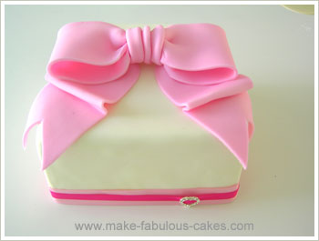 fondant bow