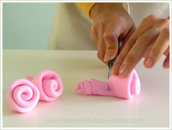 fondant rose