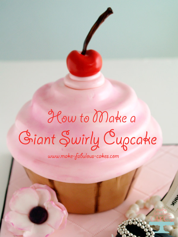 giant cupcake tutorial
