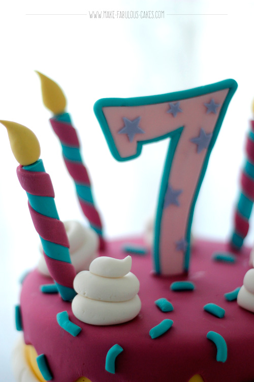7th Birthday cake