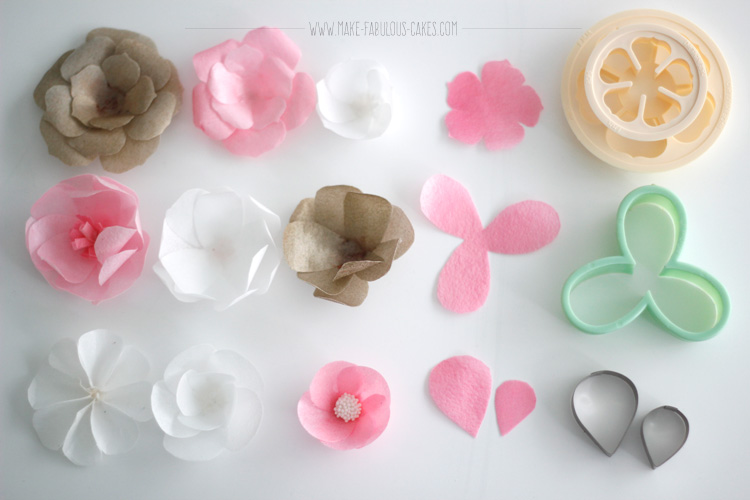 wafer paper flowers