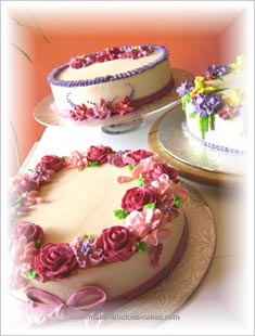 Flower cakes