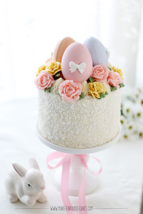 Easter-eggs-coconut-cake