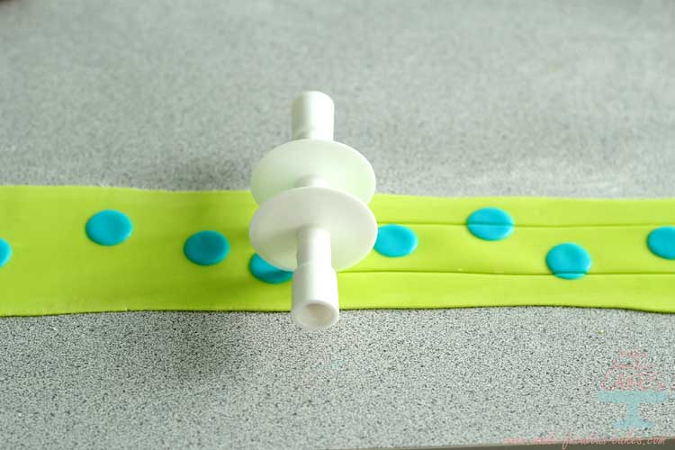 polka dot fondant