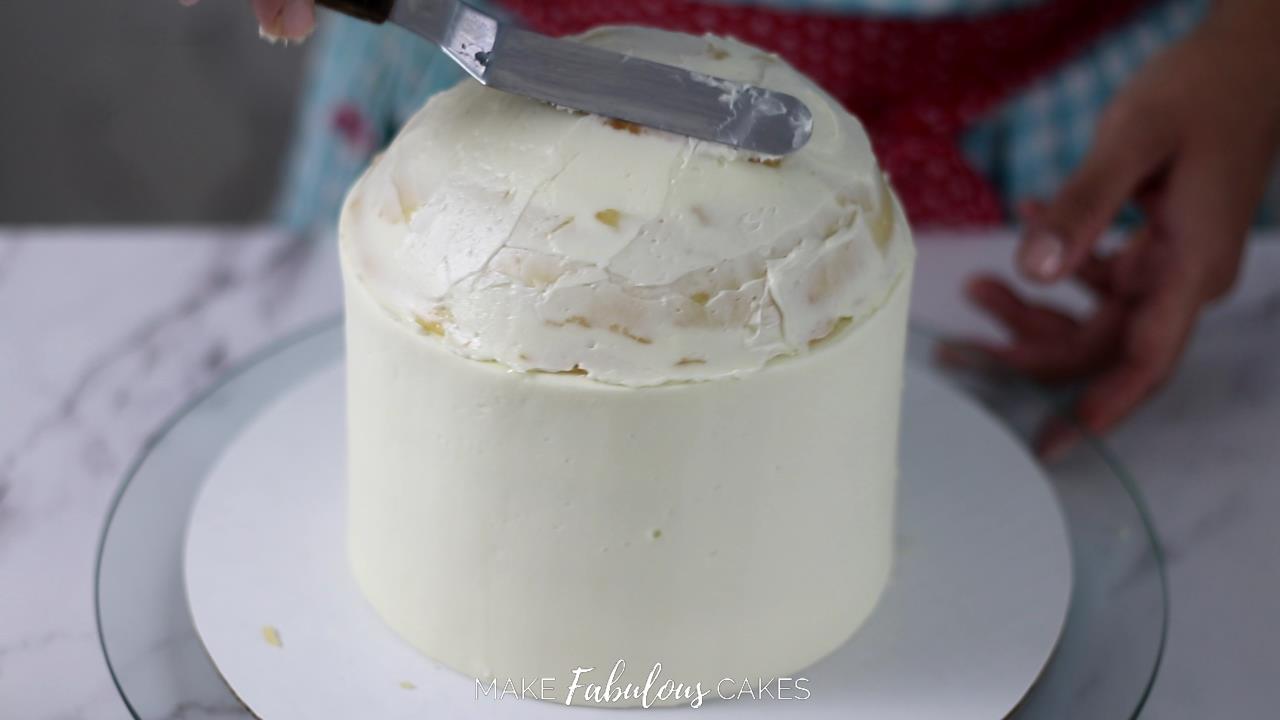 dome of hatbox cake