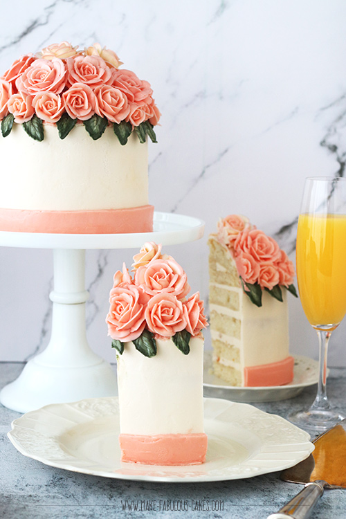 Buttercream Flower Hat Box Cake