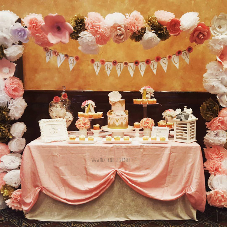 Glamorus Dessert table