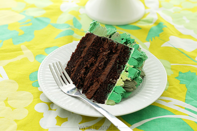 Guinness beer cake slice