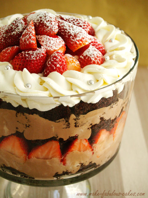 Nutella Mousse Chocolate trifle