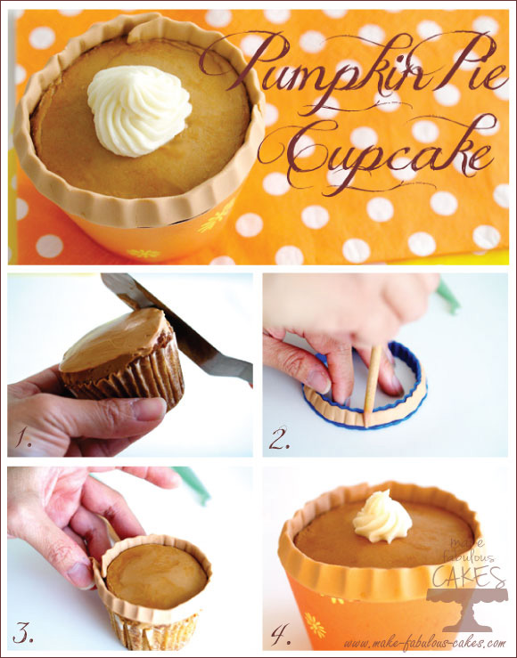 pumpkin pie cupcakes