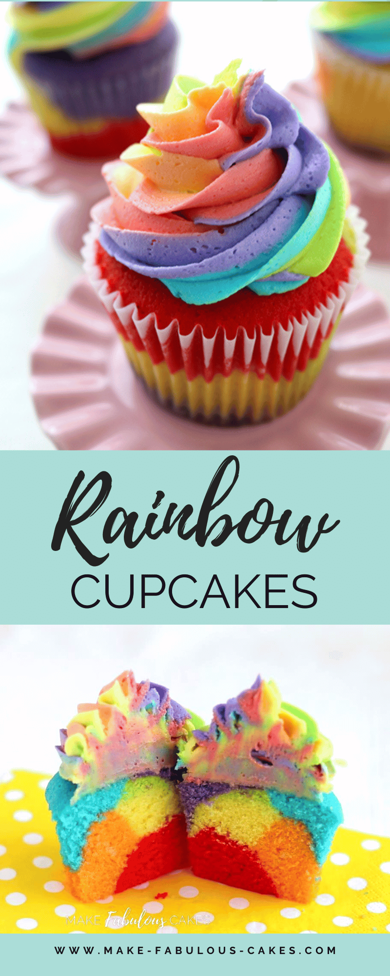 Rainbow Cupcakes