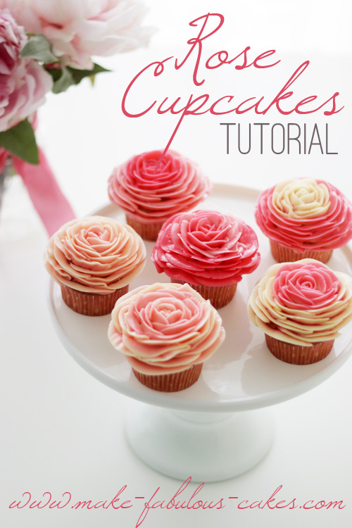 Buttercream Rose Cupcakes