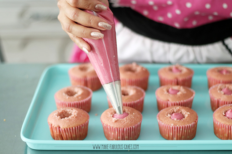 Rosé Champagne pastry cream