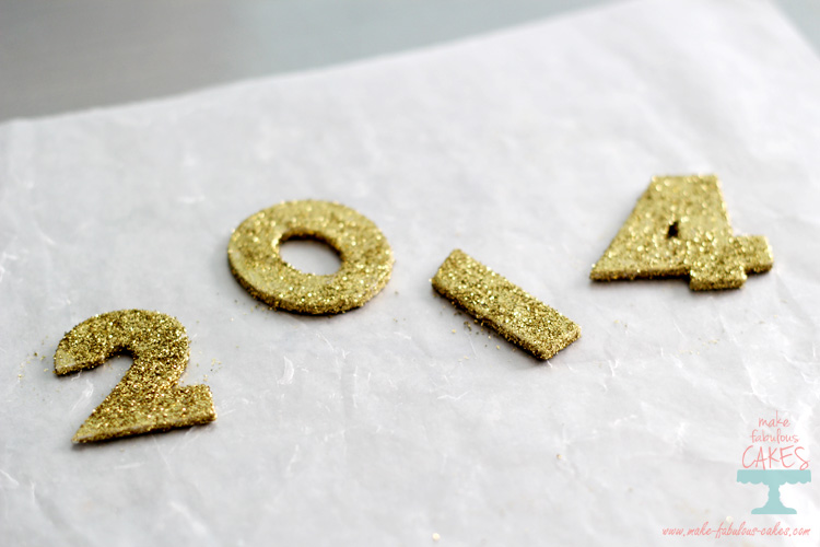 Sparkly Cupcake Toppers