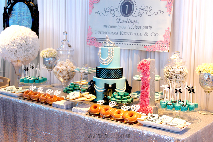 Breakfast At Tiffany’s dessert table