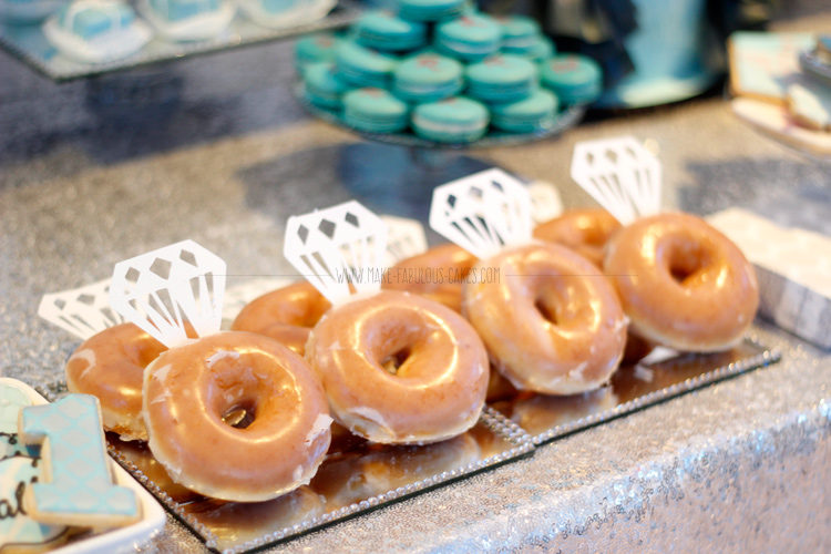 Breakfast At Tiffany’s First Birthday dessert table