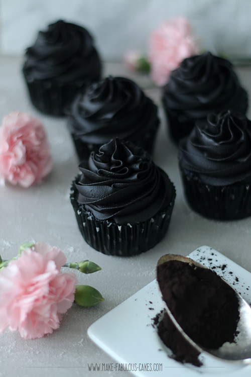 black cocoa cupcakes recipe