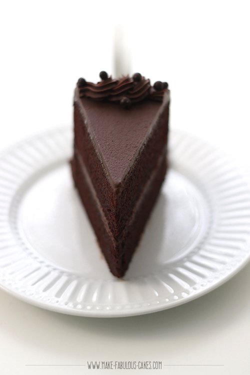 chocolate cake slice