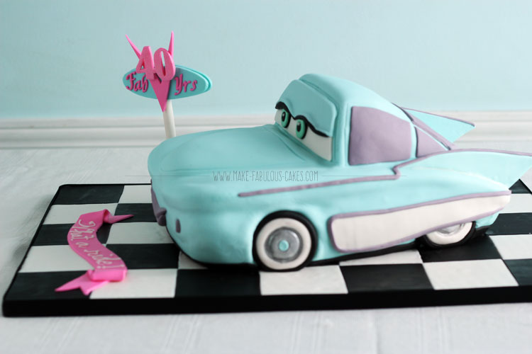 How to make a Flo car cake