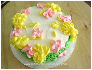 flower cake