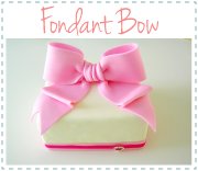 fondant bow