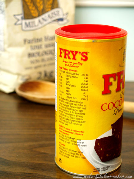Fry's cocoa brownie recipe
