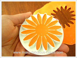 gum paste gerber daisy