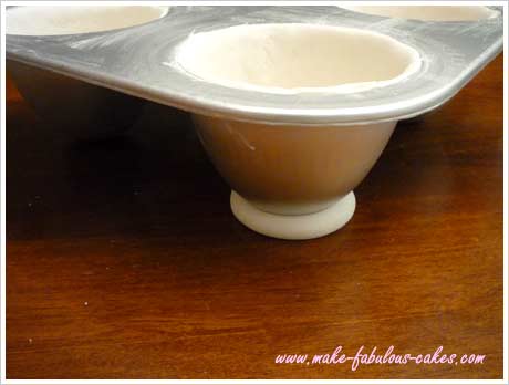 gum paste teacups