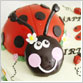 Ladybug Birthday Cake