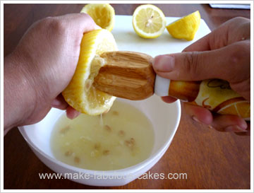 squeezing lemons