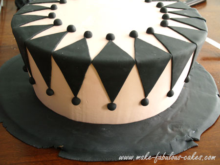 diamond fondant design