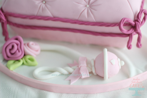 How to make fondant baby rattle