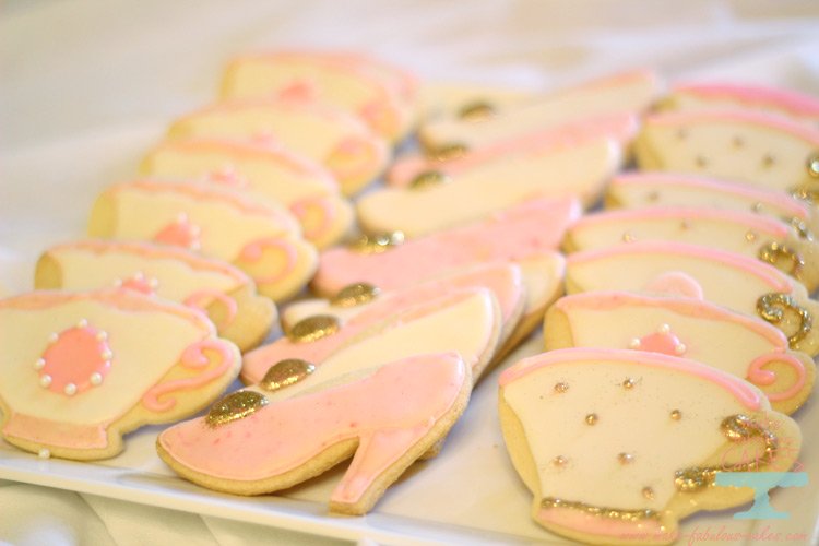 princess tea party cookies