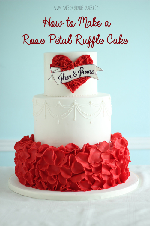 Rose Petal Ruffle Cake