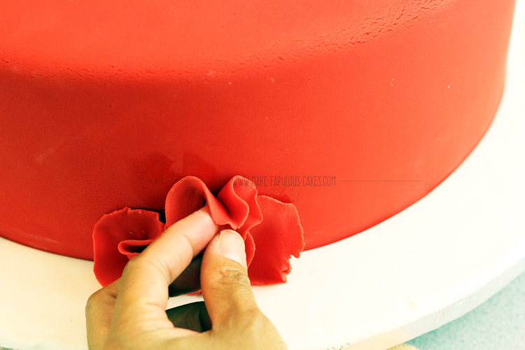 Rose Petal Ruffle Cake