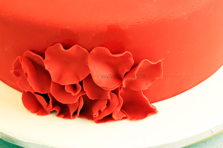 Rose Petal Ruffle Cake