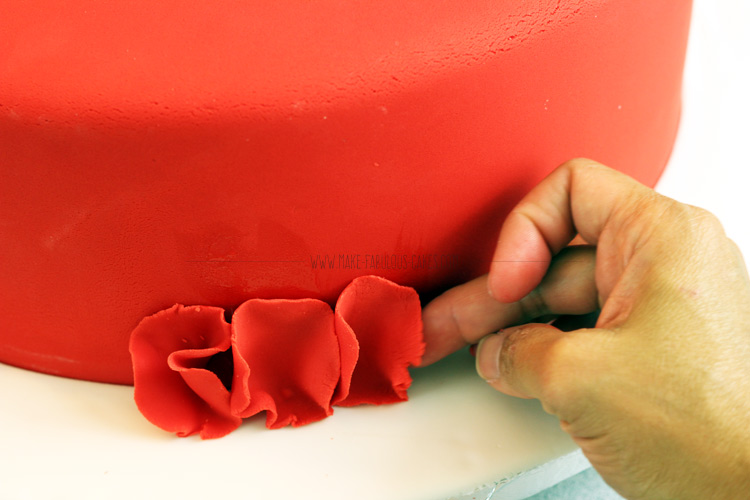 Rose Petal Ruffle Cake