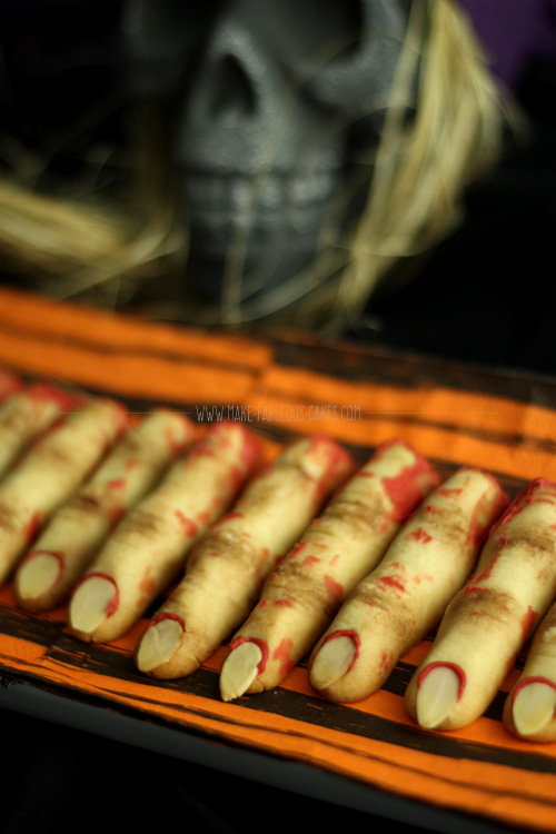 Zombie Finger Cookies