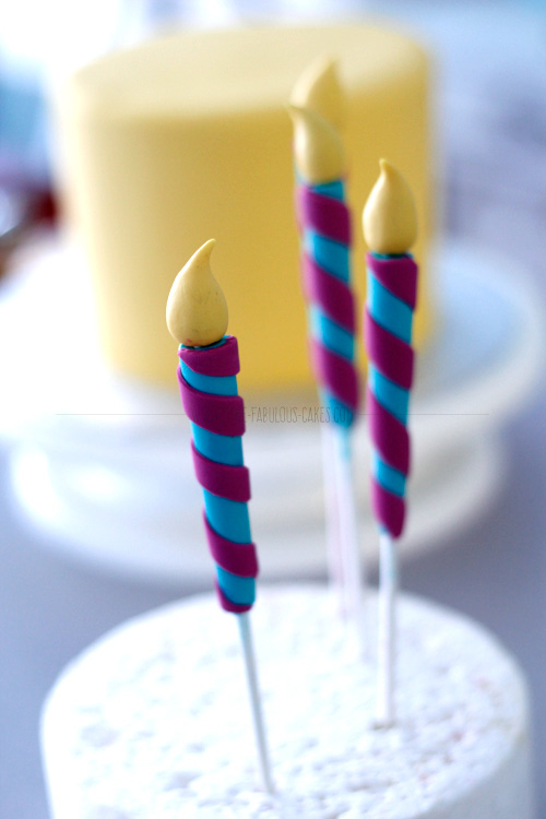 fondant candles