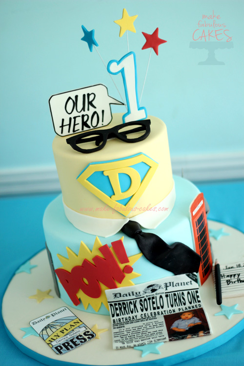 Superman cake