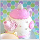 teapot cake